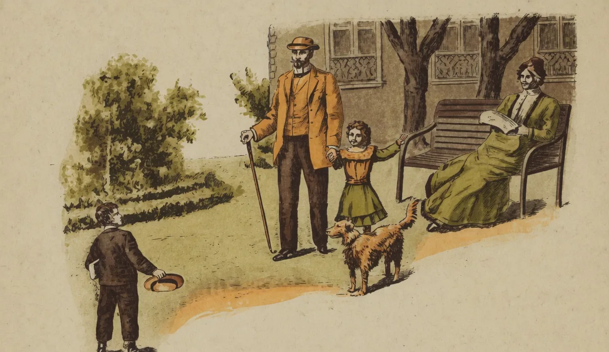 Gravura de cabeçalho do poema A Caza. Litografia da edição de 1904.